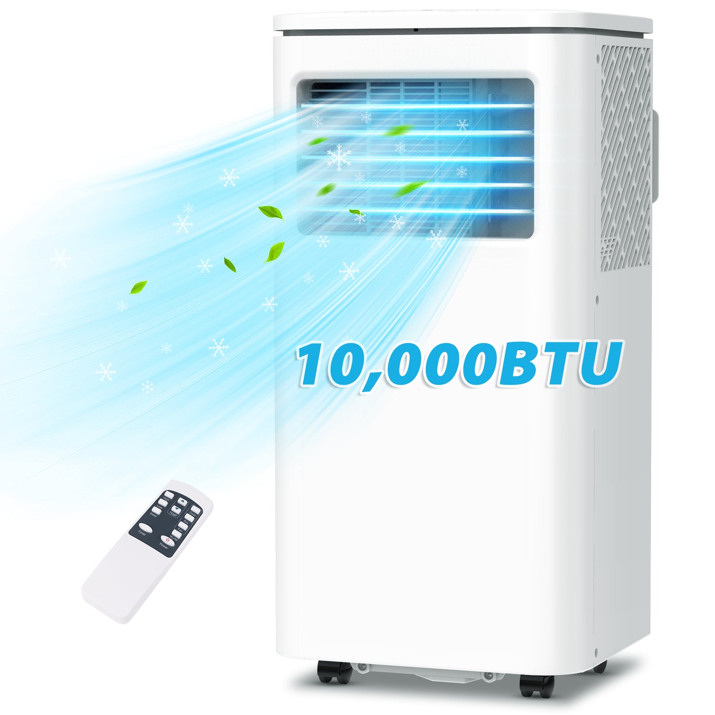 LifePlus Portable 6000BTU AC Unit & Dehumidifier with Remote (#NPLD1-06C/X1E)