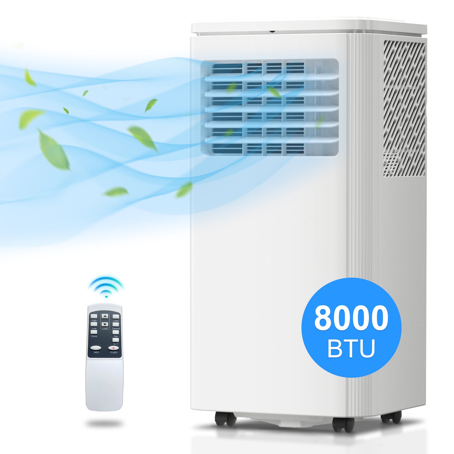 LifePlus Portable 5000BTU AC & Dehumidifier with Remote – Compact & Efficient (#18KBTU)
