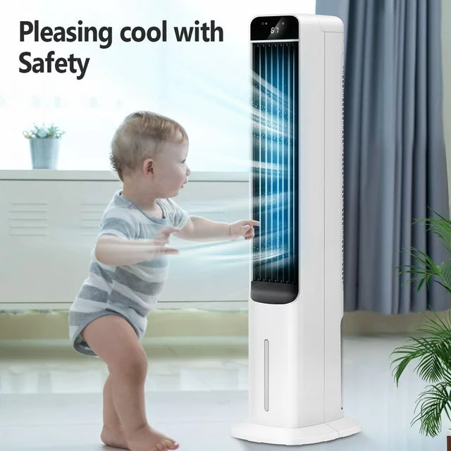 LifePlus Portable 3-in-1 Evaporative Cooler & Tower Fan 41.5" (#WTF-009D)