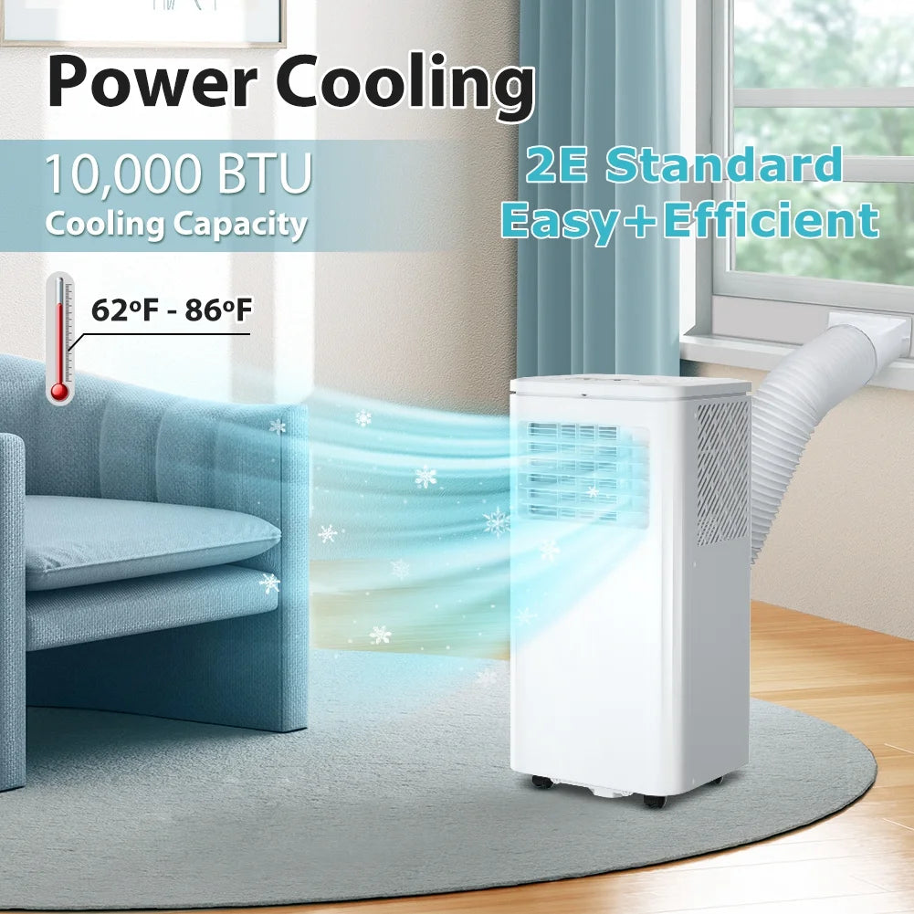 LifePlus Portable 6000BTU AC Unit & Dehumidifier with Remote (#NPLD1-06C/X1E)