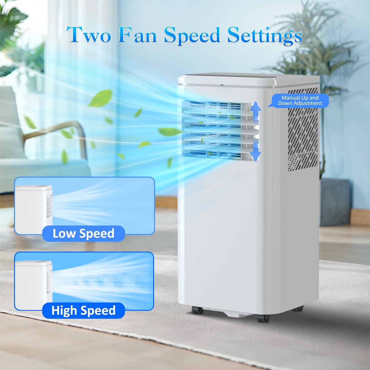 LifePlus Portable 5000BTU AC & Dehumidifier with Remote – Compact & Efficient (#18KBTU)